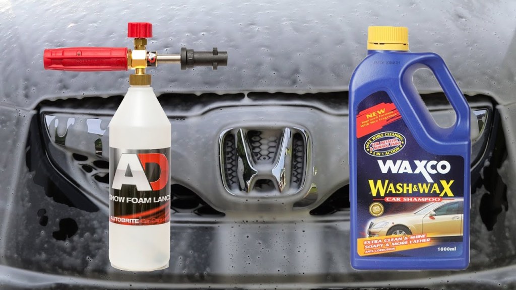 Waxco Wash and Wax Car Shampoo. Sumber : google.com